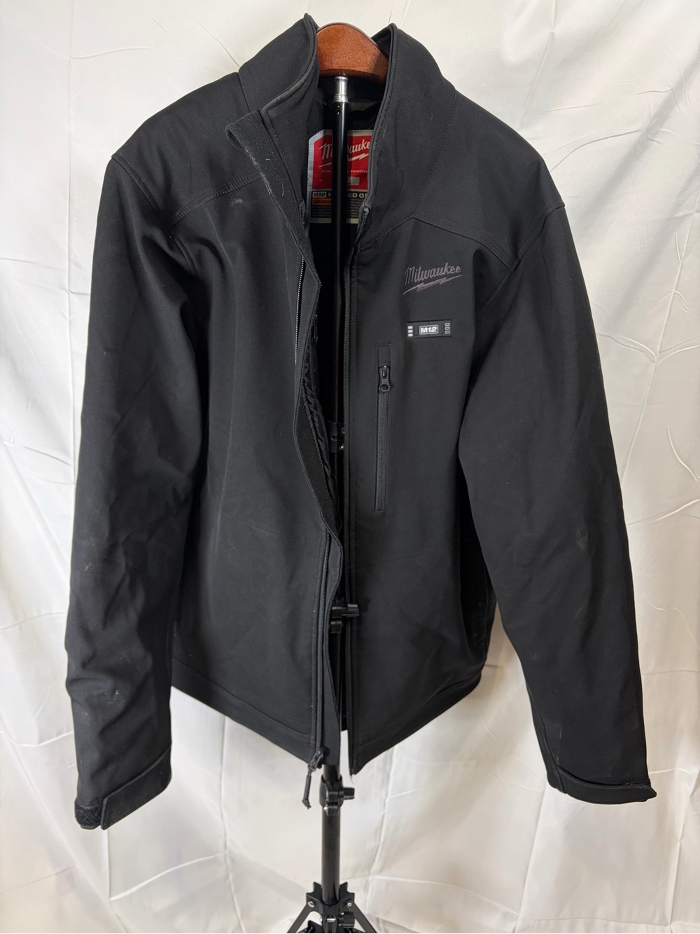 Milwaukee M12 Heated Gear Black Work Jacket Men’s Large – Jacket Only